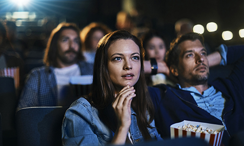 Audience at the cinema