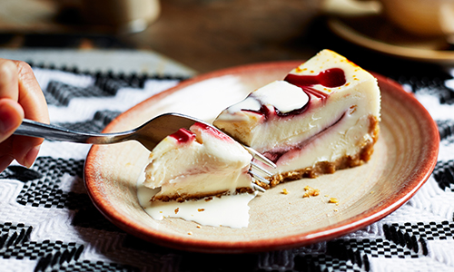 Slice of cheesecake from Nando's